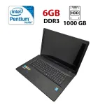 Ноутбук Lenovo G700 / 17.3" (1600x900) TN / Intel Pentium 2020M (2 ядра по 2.4 GHz) / 6 GB DDR3 / 1000 GB HDD / Intel HD Graphics / WebCam б/в