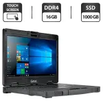 Захищений ноутбук Getac S410 / 14" (1920x1080) IPS Touch / Intel Core i7-8650U (4 (8) ядра по 1.9 - 4.2 GHz) / 16 GB DDR4 / 1000 GB SSD / Intel UHD Graphics 620 / WebCam б/в
