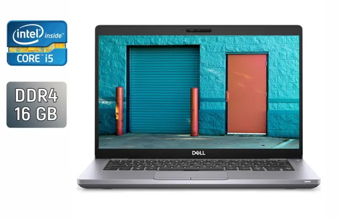 Ультрабук Dell Latitude 5410 / 14" (1920x1080) IPS / Intel Core i5-10210U (4 (8) ядра по 1.6 - 4.2 GHz) / 16 GB DDR4 / 256 GB SSD / Intel UHD Graphics / WebCam / HDMI б/в - зображення 1