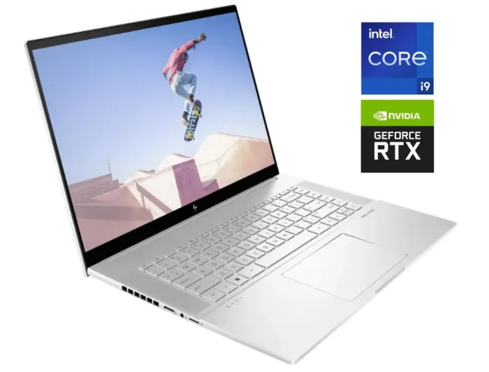 Ігровий ультрабук HP Envy 16-h1023dx / 16" (2560x1600) IPS Touch / Intel Core i9-13900H (14 (20) ядер по 2.6 - 5.4 GHz) / 16 GB DDR5 / 1000 GB SSD NVMe / nVidia GeForce RTX 4060, 8 GB GDDR6, 128-bit / WebCam б/в - зображення 1
