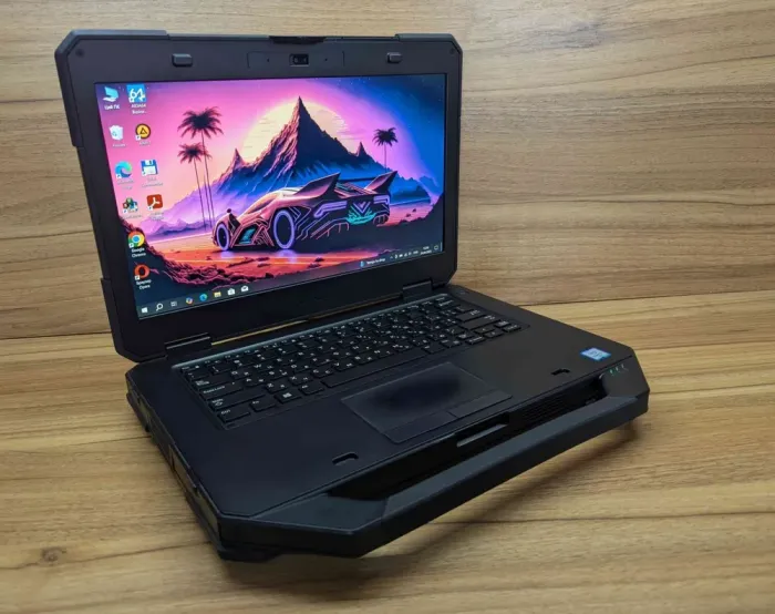 Захищений ноутбук Dell Latitude 14 Rugged 5414 / 14" (1920x1080) IPS / Intel Core i5-6300U (2 (4) ядра по 2.4 - 3.0 GHz) / 8 GB DDR4 / 256 GB SSD / Intel HD Graphics 520 / HDMI / Windows 10 б/в - зображення 4