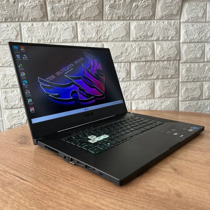 Игровой ноутбук Asus TUF Dash F15 FX516PR / 15.6" (1920x1080) IPS / Intel Core i7-11370H (4 (8) ядра по 3.0 - 4.8 GHz) / 16 GB DDR4 / 512 GB SSD / nVidia GeForce RTX 3070, 8 GB GDDR6, 256-bit / WebCam б/в - зображення 4