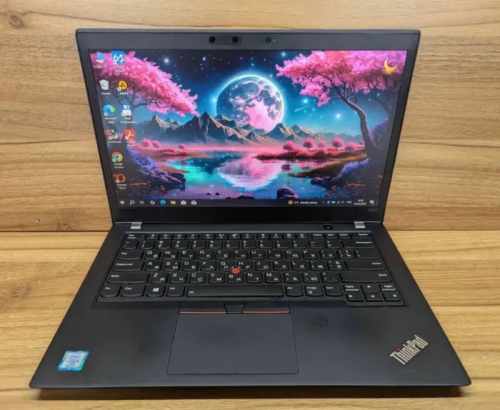 Ультрабук Б-клас Lenovo ThinkPad T480s / 14" (1920x1080) IPS / Intel Core i5-8350U (4 (8) ядра по 1.7 - 3.6 GHz) / 16 GB DDR4 / 480 GB SSD / Intel UHD Graphics 620 / WebCam / Fingerprint / Windows 10 б/в - зображення 2
