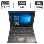 Нетбук Б-клас Lenovo ThinkPad X280 / 12.5" (1366x768) TN / Intel Core i5-8350U (4 (8) ядра по 1.7 - 3.6 GHz) / 8 GB DDR4 / 256 GB SSD / Intel HD Graphics 620 / WebCam б/в