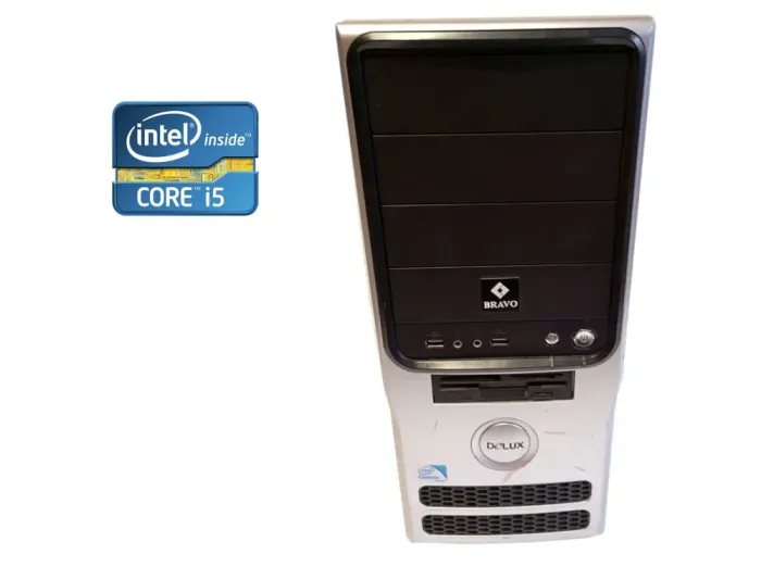 ПК Б-клас Delux Tower / Intel Core i5-2500 (4 ядра по 3.3 - 3.7 GHz) / 8 GB DDR3 / 256 GB SSD / Intel HD Graphics 2000 / 350W б/в - зображення 1