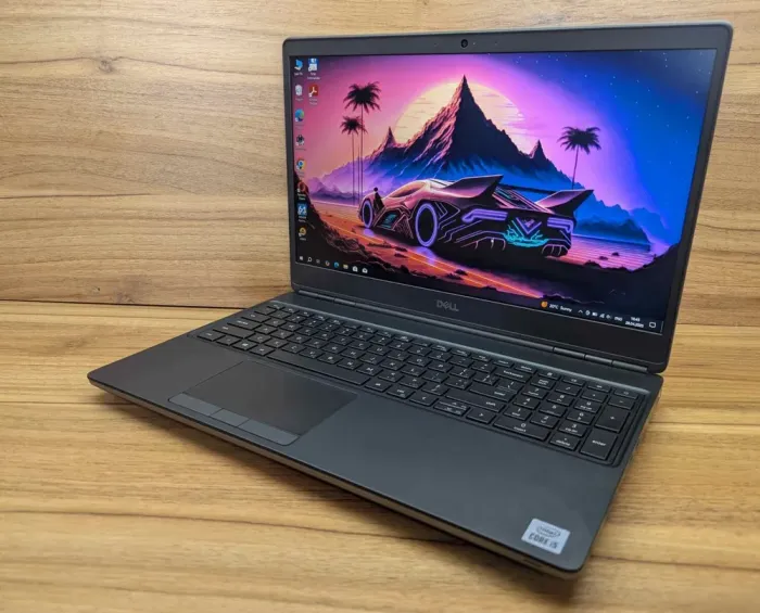 Мобільна робоча станція Dell Precision 7550 / 15.6" (1920x1080) IPS / Intel Core i5-10400H (4 (8) ядра по 2.6 - 4.6 GHz) / 32 GB DDR4 / 512 GB SSD / nVidia Quadro T1000, 4 GB GDDR6, 128-bit / WebCam / HDMI / Windows 10 б/в - зображення 5