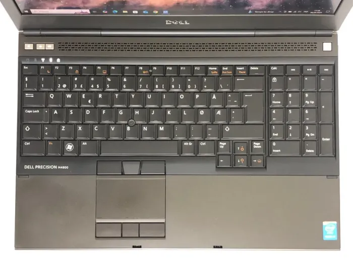 Мобільна робоча станція Б-клас Dell Precision M4800 / 15.6" (1920x1080) IPS / Intel Core i7-4710MQ (4 (8) ядра по 2.5 - 3.5 GHz) / 8 GB DDR3 / 256 GB SSD / nVidia Quadro K2100M, 2 GB GDDR5, 128-bit / WebCam / Win 10 Pro б/в - зображення 8