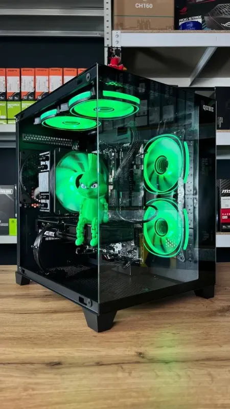 Збірка під замовлення: ігровий ПК Qube Reef ARGB Black Tower / AMD Ryzen 5 5500 (6 (12) ядер по 3.6 - 4.2 GHz) / 16 GB DDR4 / 1000 GB SSD M.2 / nVidia GeForce RTX 3060, 12 GB GDDR6, 192-bit / 650W б/в - зображення 2