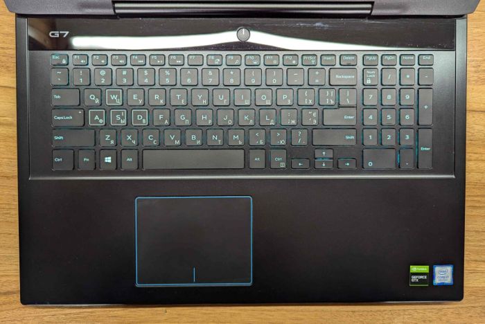 Ігровий ноутбук Dell G7 7790 / 17.3" (1920x1080) IPS / Intel Core i7-9750H (6 (12) ядер по 2.6 - 4.5 GHz) / 16 GB DDR4 / 512 GB SSD / nVidia GeForce GTX 1660 Ti, 6 GB GDDR6, 192-bit / WebCam / Windows 10 б/в - зображення 3