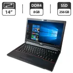 Ноутбук Fujitsu LifeBook E546 / 14" (1366x768) TN / Intel Core i3-6100U (2 (4) ядра по 2.3 GHz) / 8 GB DDR4 / 256 GB SSD / Intel HD Graphics 520 / WebCam б/в