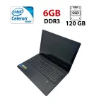 Ноутбук Lenovo G50-30 / 15.6" (1366x768) TN / Intel Celeron N2830 (2 ядра по 2.16 - 2.41 GHz) / 6 GB DDR3 / 120 GB SSD / Intel HD Graphics / WebCam б/в