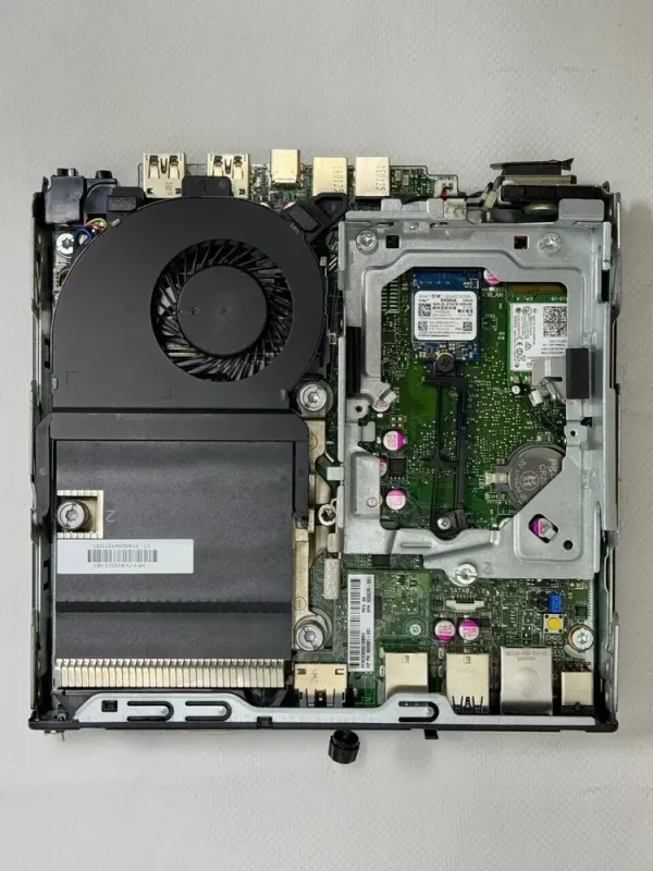 Комплект ПК: HP ProDesk 600 G2 Desktop Mini USFF / Intel Core i3-6100T (2 (4) ядра по 3.2 GHz) / 8 GB DDR4 / 256 GB SSD M.2 / Intel HD Graphics 530 / Wi-Fi + Монітор LG 22M38A-B / 22" (1920x1080) TN / VGA б/в - зображення 9