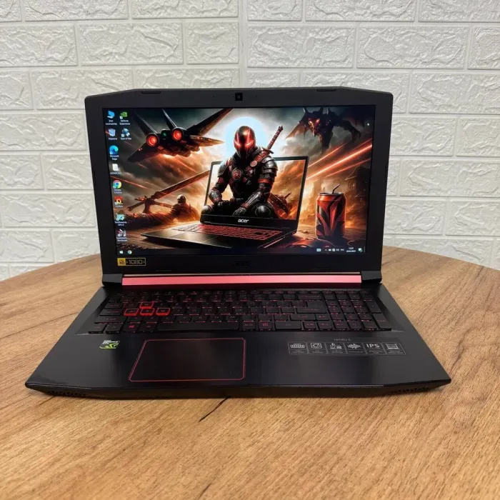 Ігровий ноутбук Б-клас Acer Nitro 5 AN515-51 / 15.6" (1920x1080) IPS / Intel Core i5-7300HQ (4 ядра по 2.5 - 3.5 GHz) / 16 GB DDR4 / 500 GB SSD / nVidia GeForce GTX 1050, 2 GB GDDR5, 128-bit / WebCam б/в - зображення 2
