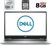 Ноутбук Б-клас Dell Inspiron 5593 / 15.6" (1366x768) TN / Intel Core i5-1035G1 (4 (8) ядер по 1.0 - 3.6 GHz) / 8 GB DDR4 / 480 GB SSD / Intel UHD Graphics / WebCam / HDMI / Windows 10 б/в