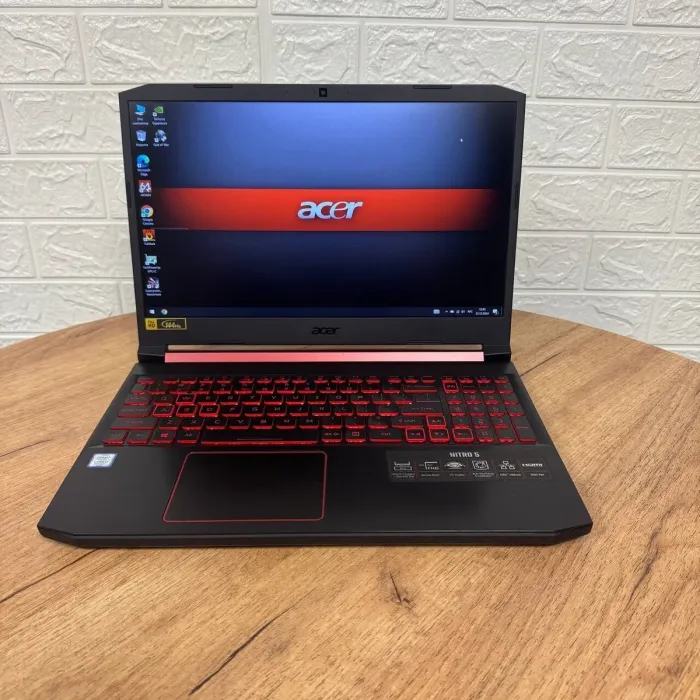 Ігровий ноутбук Acer Nitro 5 AN515-54 / 15.6" (1920x1080) IPS / Intel Core i7-9750H (6 (12) ядер по 2.6 - 4.5 GHz) / 16 GB DDR4 / 512 GB SSD / nVidia GeForce RTX 2060, 6 GB GDDR6, 192-bit / WebCam б/в - зображення 2