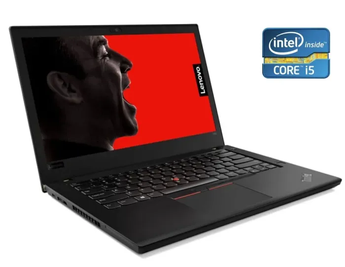 Ультрабук Lenovo ThinkPad T480 / 14" (1920x1080) IPS Touch / Intel Core i5-8350U (4 (8) ядра по 1.7 - 3.6 GHz) / 16 GB DDR4 / 512 GB SSD M.2 / Intel UHD Graphics 620 / WebCam / Win 10 Pro б/в - зображення 1
