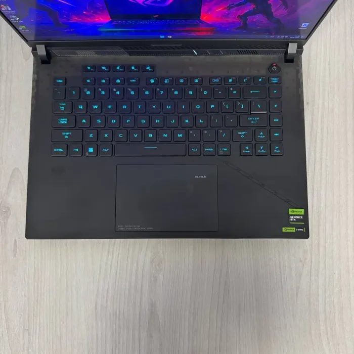 Ігровий ноутбук Б-клас Asus ROG Strix Scar 16 G634JZ / 16" (2560x1600) IPS / Intel Core i9-13980HX (24 (32) ядер по 2.2 - 5.5 GHz) / 32 GB DDR5 / 1000 GB SSD NVMe / nVidia GeForce RTX 4080, 12 GB GDDR6, 192-bit / WebCam б/в - зображення 7