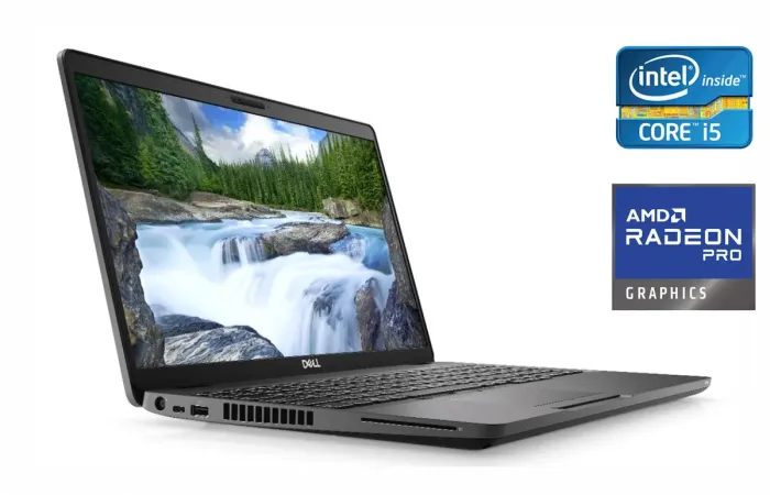 Ігровий ноутбук Dell Precision 3540 / 15.6" (1920x1080) IPS / Intel Core i5-8365U (4 (8) ядра по 1.6 - 4.1 GHz) / 16 GB DDR4 / 480 GB SSD / AMD Radeon Pro WX 2100, 2 GB GDDR5, 64-bit / WebCam / Windows 10 б/в - зображення 1