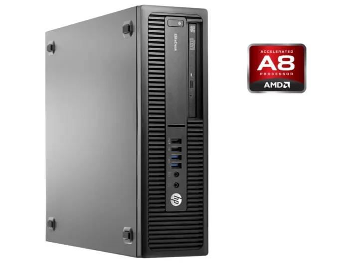 ПК HP EliteDesk 705 G2 SFF / AMD PRO A8-8650B (4 ядра по 3.2 - 3.9 GHz) / 8 GB DDR3 / 240 GB SSD / AMD Radeon R7 Graphics / DVD-RW б/в - зображення 1