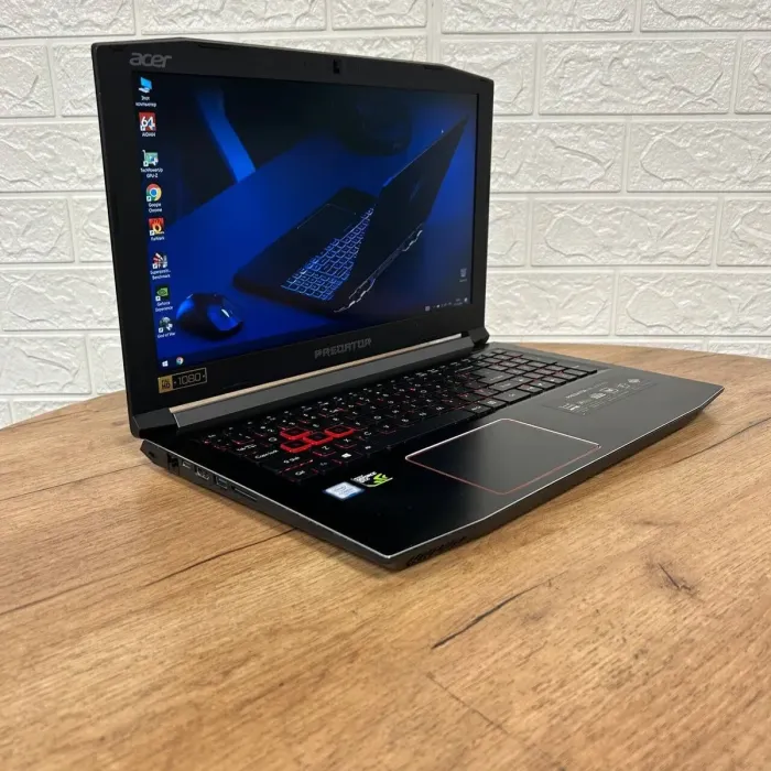 Ігровий ноутбук Б-клас Acer Predator Helios 300 G3-571 / 15.6" (1920x1080) IPS / Intel Core i7-7700HQ (4 (8) ядра по 2.8 - 3.8 GHz) / 16 GB DDR4 / 512 GB SSD / nVidia GeForce GTX 1060, 6 GB GDDR5, 192-bit / WebCam б/в - зображення 4