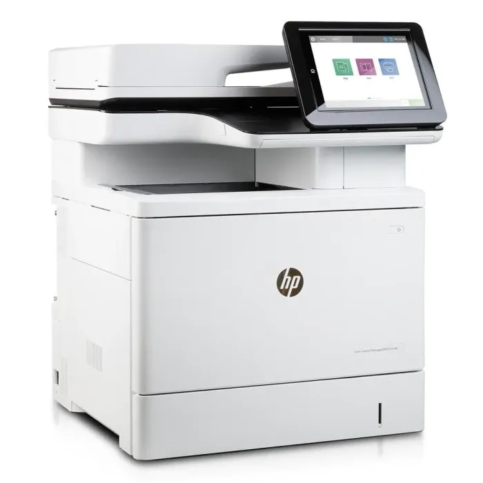 БФП HP Color LaserJet Managed MFP E57540dn / Лазерний кольоровий друк / 1200x1200 dpi / A4 / 40 стор/хв / Ethernet, USB 2.0 / Дуплекс б/в - зображення 1