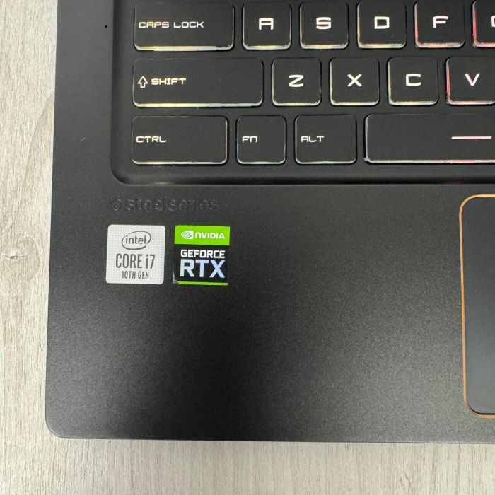 Ігровий ноутбук Б-клас MSI GS75 Stealth 10SE / 17.3" (1920x1080) IPS / Intel Core i7-10875H (8 (16) ядер по 2.3 - 5.1 GHz) / 16 GB DDR4 / 512 GB SSD NVMe / nVidia GeForce RTX 2060, 6 GB GDDR6, 192-bit / WebCam б/в - зображення 8