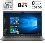 Ультрабук Б-клас Dell Latitude 7410 / 14" (1920x1080) IPS / Intel Core i5-10210U (4 (8) ядра по 1.6 - 4.2 GHz) / 8 GB DDR4 / 256 GB SSD M.2 / Intel UHD Graphics / WebCam / Windows 10 б/в