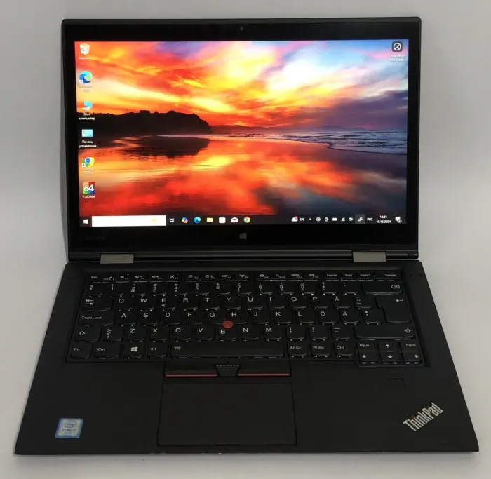 Ультрабук-трансформер Б-клас Lenovo ThinkPad X1 Yoga G1 / 14" (2560x1440) IPS Touch / Intel Core i7-6500U (2 (4) ядра по 2.5 - 3.1 GHz) / 8 GB DDR3 / 256 GB SSD / Intel UHD Graphics 520 / WebCam / Win 10 Pro б/в - зображення 2