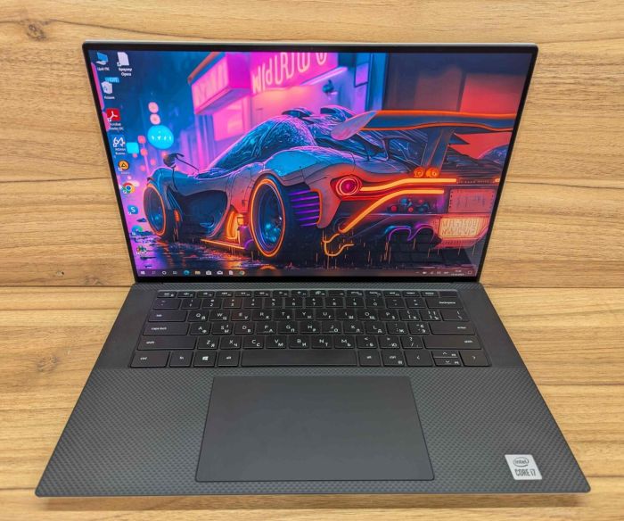 Ігровий ноутбук Dell XPS 15 9500 / 15,6" (3840x2160) IPS Touch / Intel Core i7-10750H (6 (12) ядер по 2,6 - 5,0 ГГц) / 16 ГБ DDR4 / 512 ГБ SSD / nVidia GeForce GTX 1650 Ti, 4 ГБ GDDR6, 128-біт / WebCam / Windows 10 б/в - зображення 2