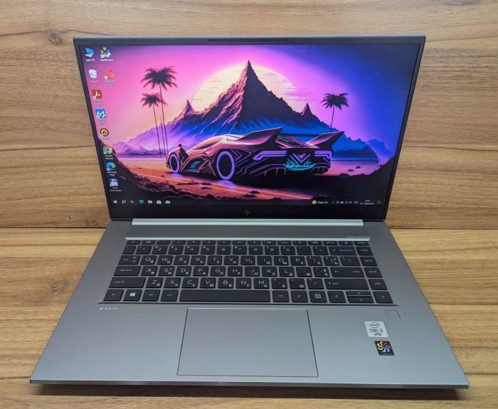 Мобільна робоча станція HP zBook Studio G7 / 15.6" (1920x1080) IPS / Intel Core i9-10885H (8 (16) ядер по 2.4 - 5.3 GHz) / 32 GB DDR4 / 1000 GB SSD / nVidia Quadro RTX 3000, 6 GB GDDR6, 192-bit / TouchID / WebCam / Windows 10 б/в - зображення 2