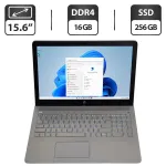 Ноутбук HP Pavilion 15-CC152OD / 15.6" (1366x768) TN / Intel Core i5-8250U (4 (8) ядра по 1.6 - 3.4 GHz) / 16 GB DDR4 / 256 GB SSD / Intel UHD Graphics 620 / WebCam / DVD-ROM б/в