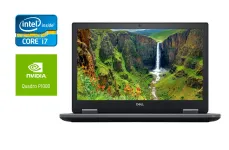 Мобільна робоча станція Б-клас Dell Precision 7530 / 15.6" (1920x1080) IPS / Intel Core i7-8850H (6 (12) ядер по 2.6 - 4.3 GHz) / 32 GB DDR4 / 512 GB SSD / nVidia Quadro P1000, 4 GB GDDR5, 128-bit / WebCam / Fingerprint / Windows 10 б/в
