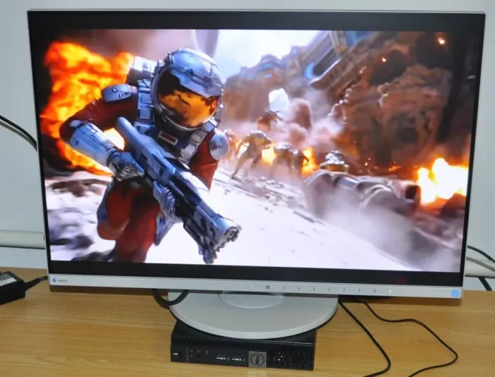 Комплект ПК: неттоп Dell OptiPlex 3040 Micro USFF / Intel Core i5-6500T (4 ядра по 2,5 - 3,1 ГГц) / 16 ГБ DDR3 / 500 ГБ SSD / Intel HD Graphics 530 / Windows 11 Pro / Блок + Монітор EIZO FlexScan EV2455 / 24" (1920x1200) IPS / Кабелі б/в - зображення 10