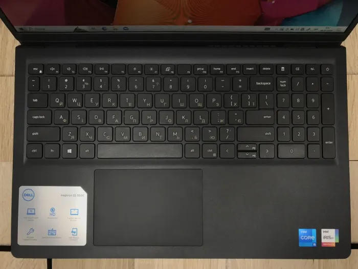 Ноутбук Б-клас Dell Inspiron 15 3511 / 15.6" (1920x1080) IPS / Intel Core i3-1115G4 (2 (4) ядра по 3.0 - 4.1 GHz) / 8 GB DDR4 / 480 GB SSD / Intel UHD Graphics / WebCam / Windows 10 б/в - зображення 4