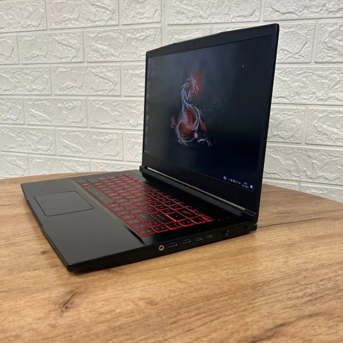 Ігровий ноутбук Б-клас MSI GF65 Thin 9SD / 15.6" (1920x1080) IPS / Intel Core i5-9300H (4 (8) ядра по 2.4 - 4.1 GHz) / 16 GB DDR4 / 512 GB SSD NVMe / nVidia GeForce GTX 1660 Ti, 6 GB GDDR6, 192-bit / WebCam б/в - зображення 5