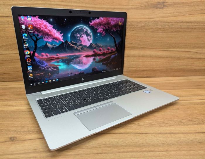 Ультрабук HP EliteBook 850 G5 / 15.6" (1920x1080) IPS / Intel Core i5-8250U (4 (8) ядра по 1.6 - 3.4 GHz) / 16 GB DDR4 / 512 GB SSD / Intel UHD Graphics 620 / WebCam / TouchID / Windows 10 б/в - зображення 4