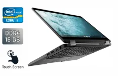 Ноутбук-трансформер Dell Latitude 5300 2 in 1 / 13.3" (1920x1080) IPS Touch / Intel Core i7-8665U (4 (8) ядра по 1.9 - 4.8 GHz) / 16 GB DDR4 / 480 GB SSD / Intel UHD Graphics / WebCam / Windows 10 б/в