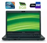 Ноутбук Б-клас Toshiba Tecra A11-19C / 15.6" (1600x900) TN / Intel Core i5-560M (2 (4) ядра по 2.66 - 3.2 GHz) / 8 GB DDR3 / 128 GB SSD / Intel HD Graphics / WebCam / DVD-RW / miniDP б/в