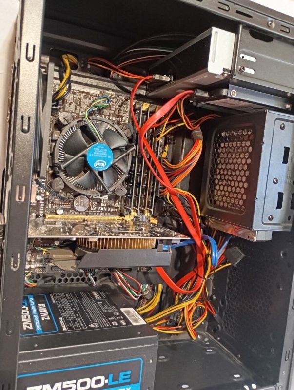 ПК Zalman ZM-T4 Tower / Intel Core i5-4590 (4 ядра по 3.3 - 3.7 GHz) / 16 GB DDR3 / 256 GB SSD + 1000 GB HDD / nVidia GeForce GTX 750, 1 GB GDDR5, 128-bit / DVD-RW / 500W б/в - зображення 7