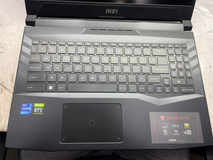 Ігровий ноутбук Б-класу MSI Pulse GL66 12UEK-637US / 15,6" (1920x1080) IPS / Intel Core i7-12700H (14 (20) ядер по 3,5 - 4,7 ГГц) / 16 ГБ DDR4 / 480 ГБ SSD / nVidia GeForce RTX 3060, 6 ГБ GDDR6, 192-біт / Веб-камера б/в - изображение 6