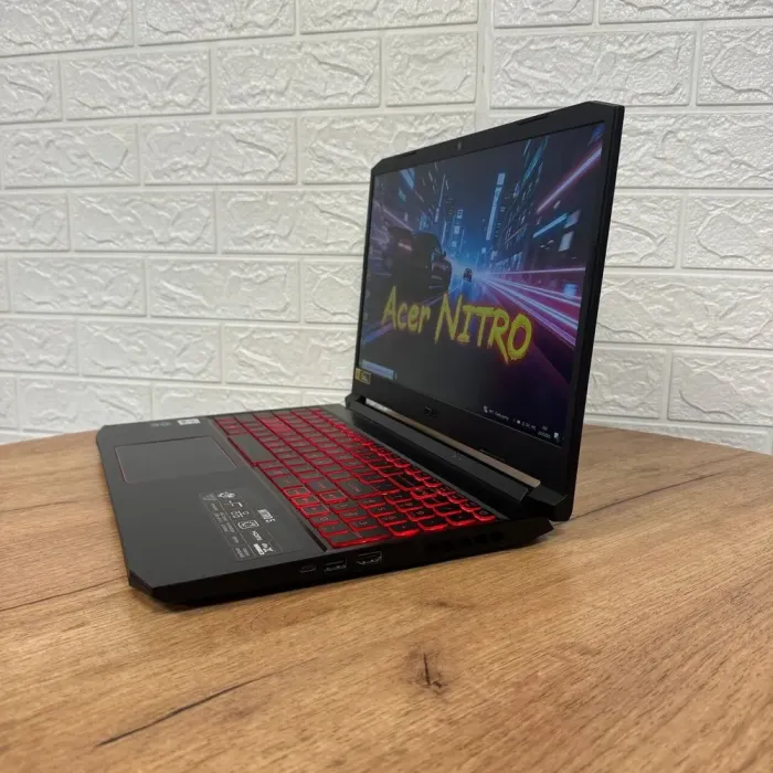Ігровий ноутбук Б-клас Acer Nitro 5 AN515-55 / 15.6" (1920x1080) IPS / Intel Core i5-10300H (4 (8) ядра по 2.5 - 4.5 GHz) / 8 GB DDR4 / 256 GB SSD M.2 NVMe / nVidia GeForce RTX 3050, 4 GB GDDR6, 128-bit / WebCam б/в - зображення 5