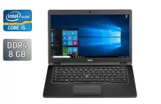 Ультрабук Dell Latitude 5480 / 14" (1920x1080) IPS / Intel Core i5-6300U (2 (4) ядра по 2.4 - 3.0 GHz) / 8 GB DDR4 / 256 GB SSD / Intel HD Graphics 520 / HDMI / WebCam / Windows 10 б/в