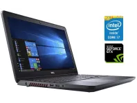 Ігровий ноутбук Б-клас Dell Inspiron 15 5577 / 15.6" (1920x1080) TN / Intel Core i7-7700HQ (4 (8) ядра по 2.8 - 3.8 GHz) / 16 GB DDR4 / 256 GB SSD M.2 + 1000 GB HDD / nVidia GeForce GTX 1050, 4 GB GDDR5, 128-bit / WebCam б/в
