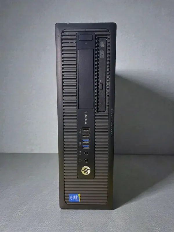 ПК HP EliteDesk 800 G1 SFF / Intel Core i5-4590 (4 ядра по 3.3 - 3.7 GHz) / 16 GB DDR3 / 120 GB SSD + 500 GB HDD / Intel HD Graphics 4600 б/в - зображення 4
