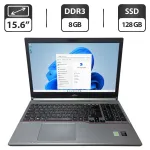 Ноутбук Б-клас Fujitsu LifeBook E754 / 15.6" (1366x768) TN / Intel Core i5-4300M (2 (4) ядра по 2.6 - 3.3 GHz) / 8 GB DDR3 / 128 GB SSD / Intel HD Graphics 4600 / WebCam / Без АКБ б/в