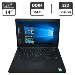 Ноутбук Dell Latitude 5480 / 14" (1366x768) TN / Intel Core i5-7300U (2 (4) ядра по 2.6 - 3.5 GHz) / 16 GB DDR4 / 256 GB SSD / Intel HD Graphics 620 / WebCam б/в