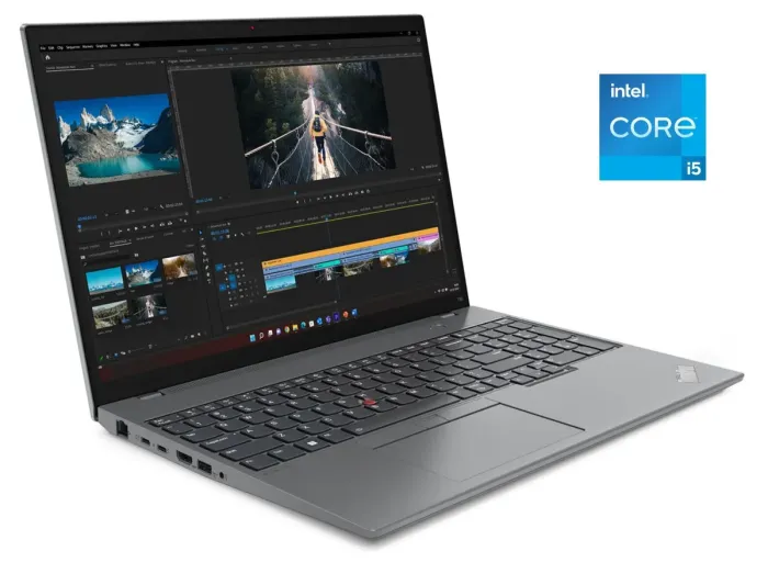 Ноутбук Lenovo ThinkPad T16 Gen 1 / 16" (1920x1200) IPS / Intel Core i5-1235U (10 (12) ядер по 3.3 - 4.4 GHz) / 32 GB DDR4 / 512 GB SSD M.2 / Intel Iris Xe Graphics / WebCam / Win 10 Pro б/в - зображення 1