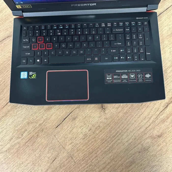 Ігровий ноутбук Б-клас Acer Predator Helios 300 G3-571 / 15.6" (1920x1080) IPS / Intel Core i7-7700HQ (4 (8) ядра по 2.8 - 3.8 GHz) / 16 GB DDR4 / 512 GB SSD / nVidia GeForce GTX 1060, 6 GB GDDR5, 192-bit / WebCam б/в - зображення 7