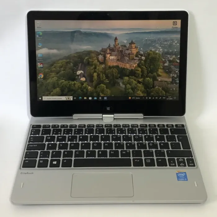 Нетбук-трансформер Б-клас HP EliteBook Revolve 810 G3 / 11.6" (1366x768) TN Touch / Intel Core i5-5300U (2 (4) ядра по 2.3 - 2.9 GHz) / 8 GB DDR3 / 256 GB SSD / Intel HD Graphics 5500 / WebCam / Win 10 Pro б/в - зображення 2