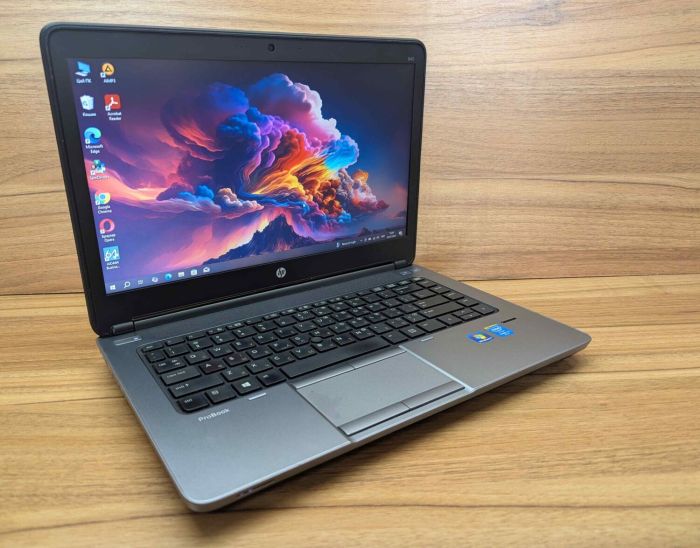 Ноутбук HP ProBook 640 G1 / 14" (1366x768) TN / Intel Core i5-4300M (2 (4) ядра по 2.6 - 3.3 GHz) / 8 GB DDR3 / 240 GB SSD / Intel HD Graphic 4600 / Fingerprint / WebCam / Windows 10 б/в - зображення 4